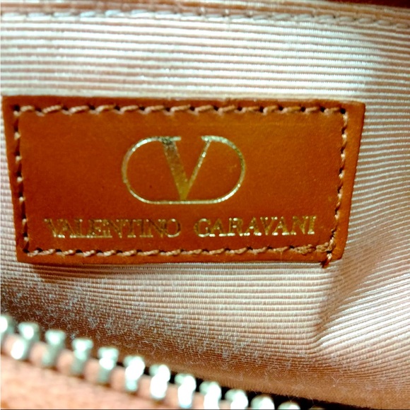 Valentino Garavani Hand Bag  Brown Leather made in Italy 🇮🇹 - Picture 7 of 8